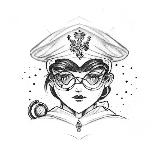 Sailor Whit Wife When Leave The Port