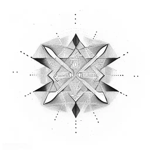 Simple Abstract Circle That Contains Letters M And N