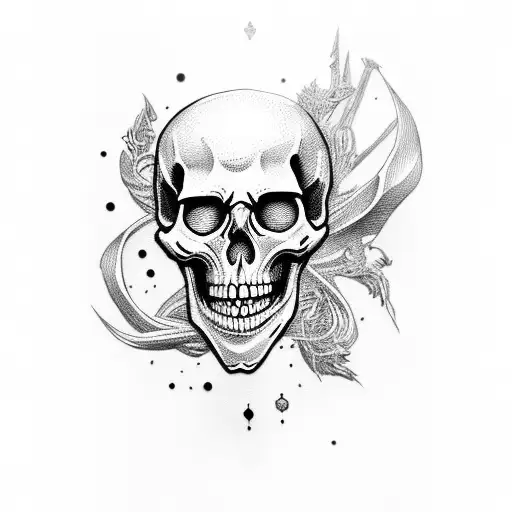 Skeleton While Playing Passer