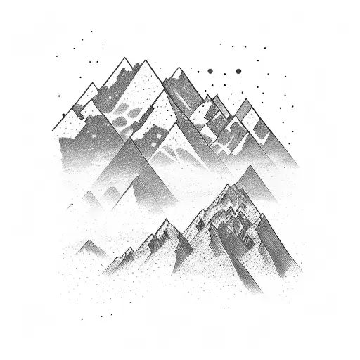 Janudi's Name Written In A Futuristic Tech Font With A Stunning Mountain Backdrop