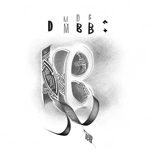 Diabetes Ribbon With Name Inside And Warrior Quote Below