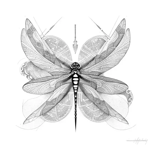 Art Deco Dragonfly