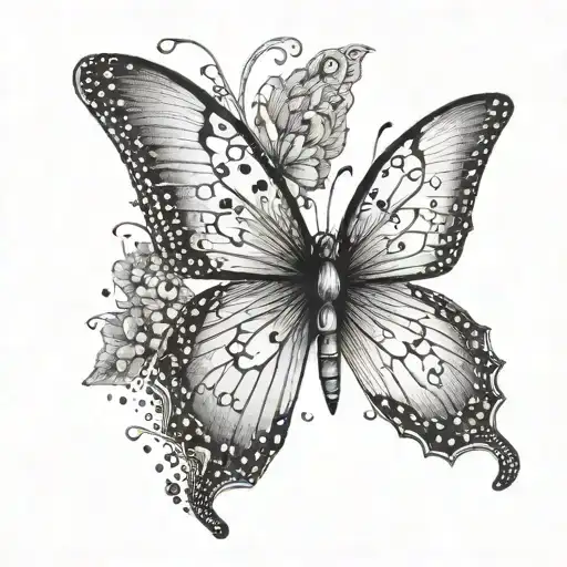 A Butterfly For My Friend That Died With Her Name Maddie In In