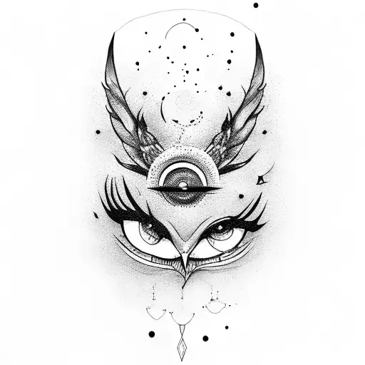 Hjy With Evil Eye And Heart