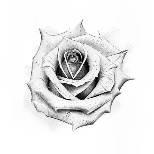 A Rose Made Out Of Cashier Checks