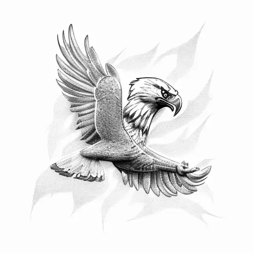 Philadelphia Eagle Metalic Wings