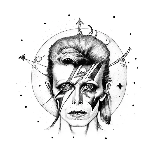 David Bowie Astronomyy Moon
