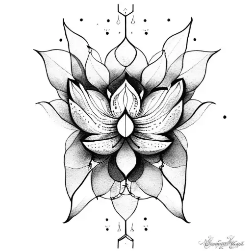 Cresent Moon Lotus Flower Dream Catcher