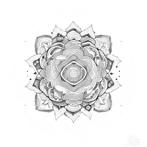 Mountain Mandala Flowers