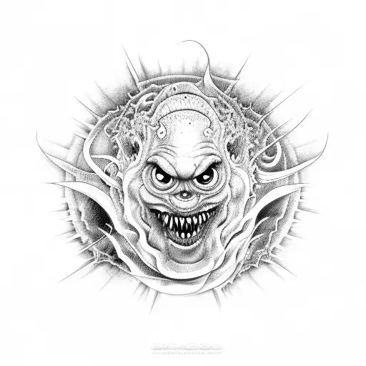 Monsters Crawling Out Of Fire