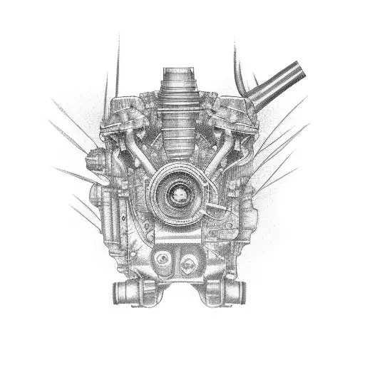 Car Engine For Leg