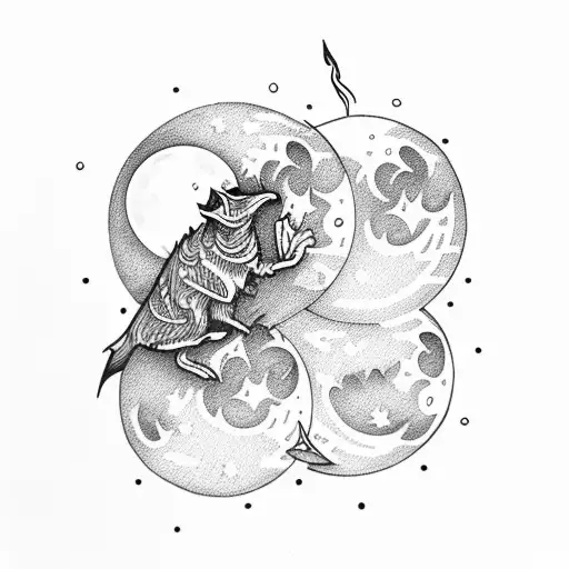 Smoking Candles Under The Moon