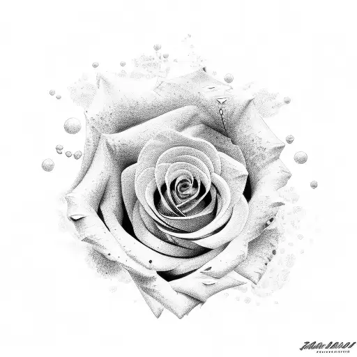 Rose With The Name Maliyah Incorporated