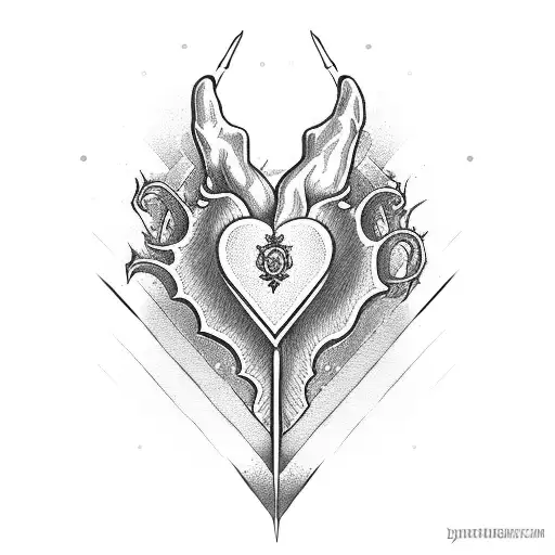 Dagger Stabbing Heart