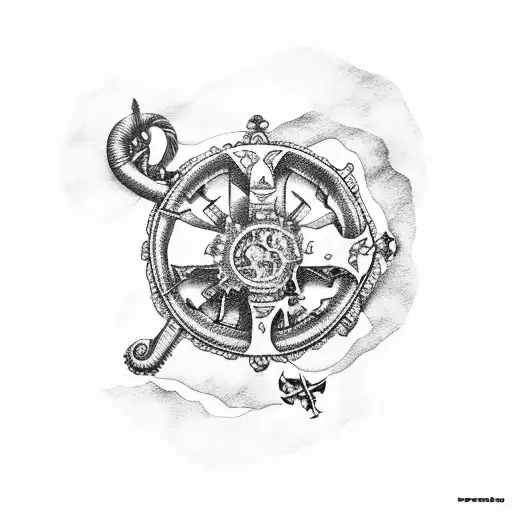 Pirate Treasure Map Between Key West And Key Largo