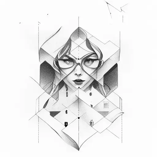 M Where The Middle Part Is A Book And The Corners Are Something Related With A Figther