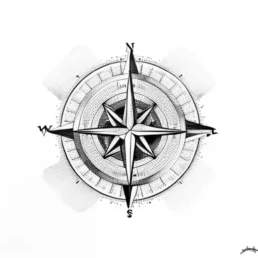 A Compass With The Quote 'I Am The Captain Of My Fate'