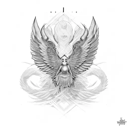 Wings Holding New Born