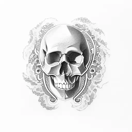 Skull And Genometric