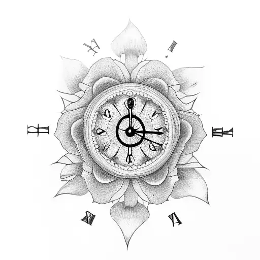 Clock Flower Samurai