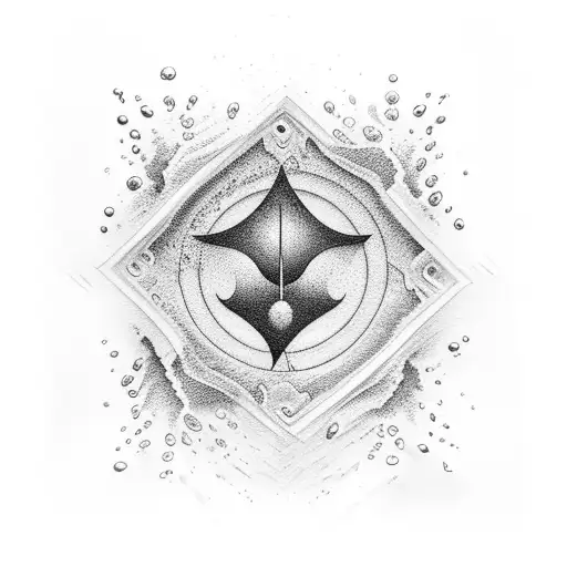 Breath Symbol With Water Flowing Through It