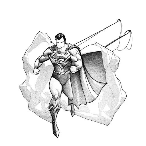 Superman With Fishing