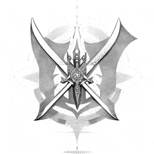 A Templar With A Sword