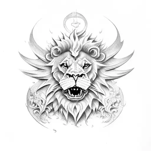 Gargoyle Lion With Wings