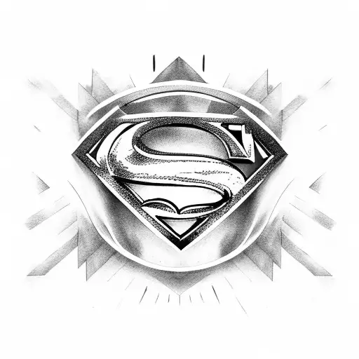 Superman Symbol With A Fish