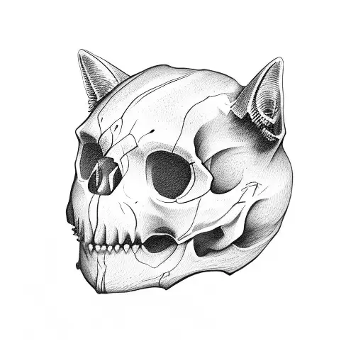 Cats Skull
