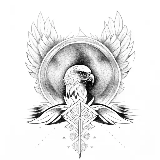 A Flower With Eagle Wings