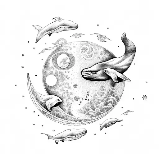 Moon And Whale