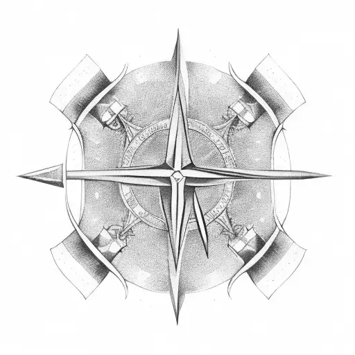 Crossing Swords Compass