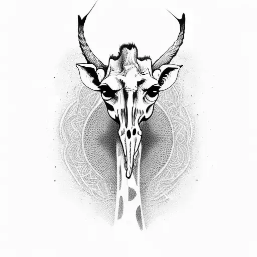 Giraff Skull