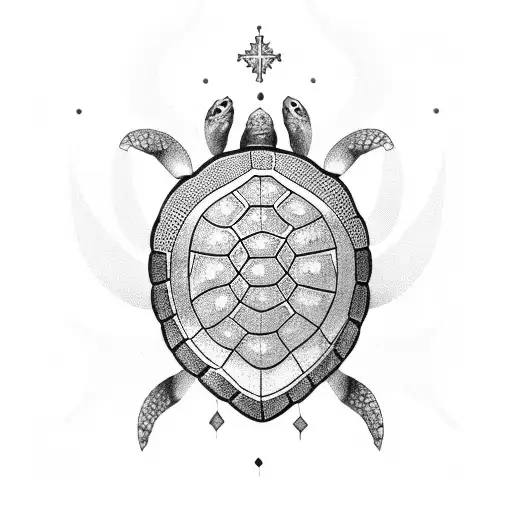Turtle With Crown And R