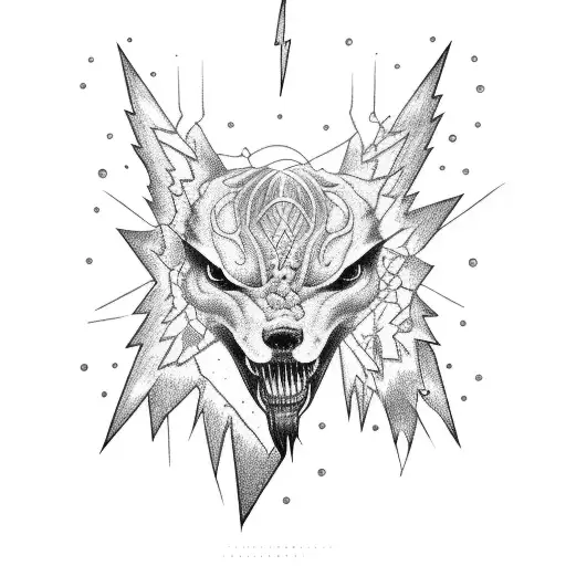 Lightning In Broken Bottle