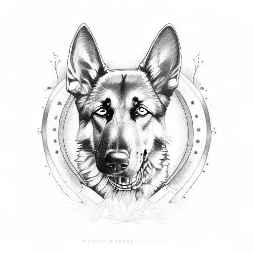 German Shepherd Sleep