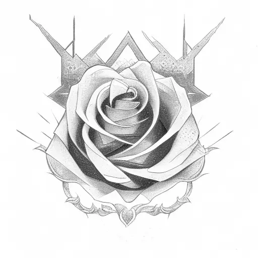 Nf Logo With A Rose