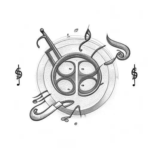 Money With Musical Notes