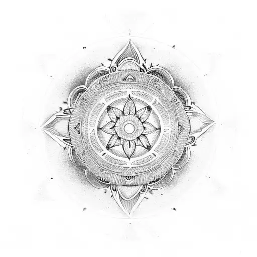 Design A Spiritual Mandala Tattoo Incorporating Elements Of Music And Entrepreneurship