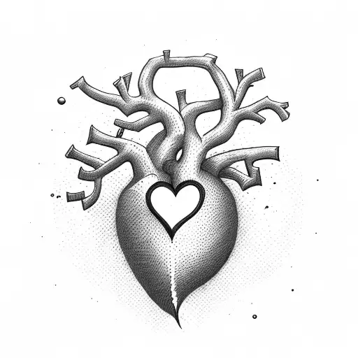 Tree Sword Stabing A Heart