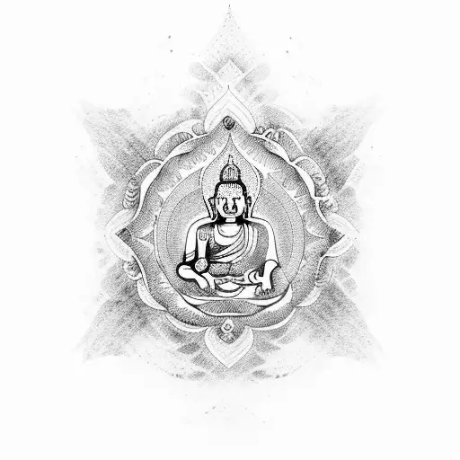 Indian Buddhist Back