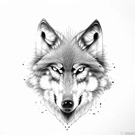 Wolf With Crow In Its Mouth