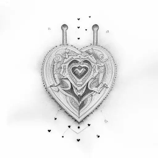 Thin Blue Line Heart