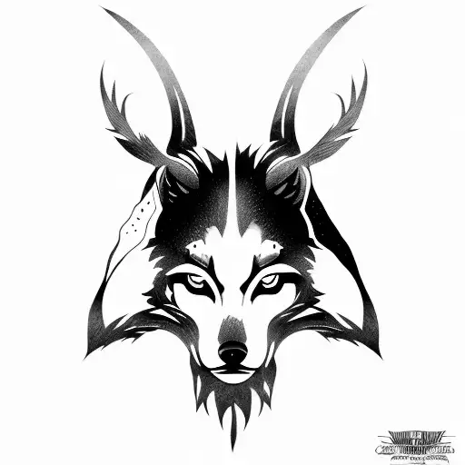 Wolf Fighting Near A River Realistic