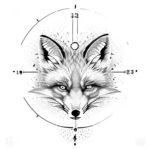 Angry Fox With Clock