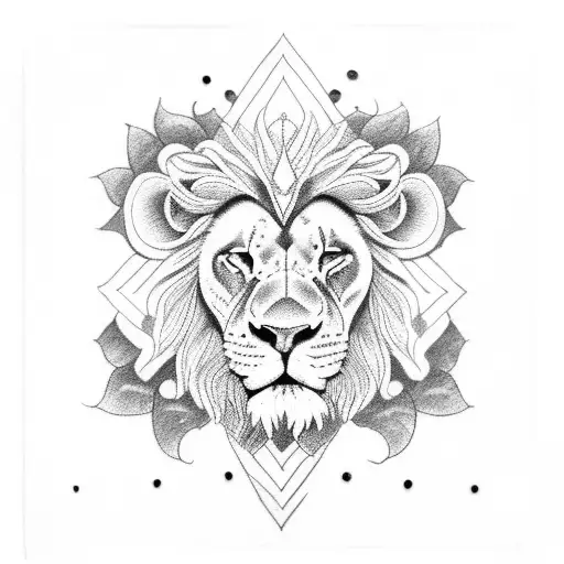 Rose Cross Lion