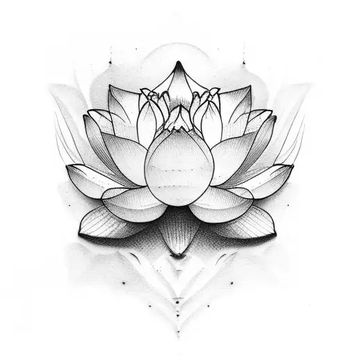 Lotus Flowers On Thigh