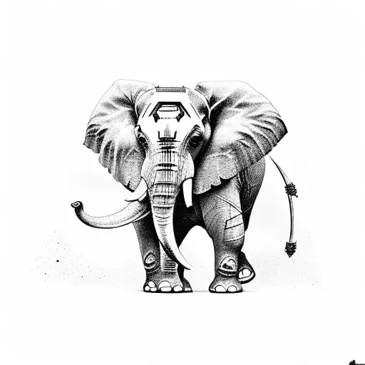 Elephant With Armor