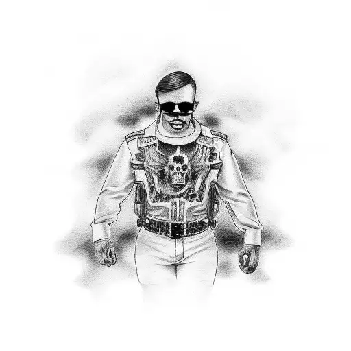 Dead Father Alive Son Walking Into Drag Strip In Front Of A Old School Car